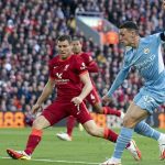 Liverpool và Manchester City hòa nhau 2-2 tại Anfield vào Chủ Nhật