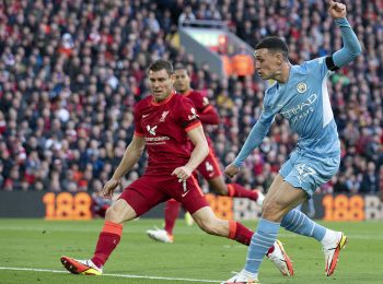 Liverpool and Manchester City Played a Thrilling 2-2 Draw at Anfield on Sunday