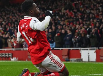 Arsenal 3 – 2 Manchester United: Eddie Nketiah Scores a Late Winner as the Gunners Extend Their Premier League Lead To Five Points